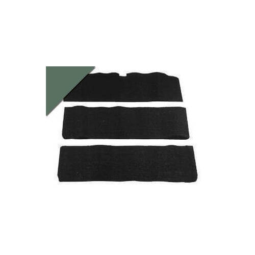 Scott Drake Classic Floor Carpet, Nylon Loop, Ivy Gold, 1965-1968 For Ford Mustang, Each