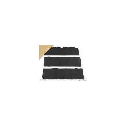 Scott Drake Classic Floor Carpet, Nylon Loop, Nugget Gold, 1965-1968 For Ford Mustang, Each
