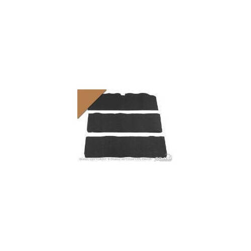 Scott Drake Classic Floor Carpet, Nylon Loop, Ginger, 1970-1970 For Ford Mustang, Each