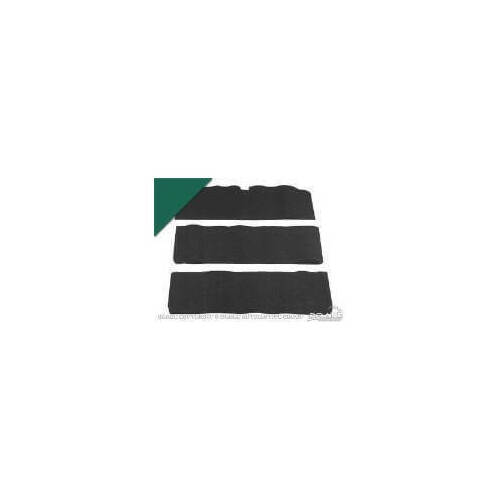 Scott Drake Classic Floor Carpet, Nylon Loop, Dark Green, 1971-1973 For Ford Mustang, Each
