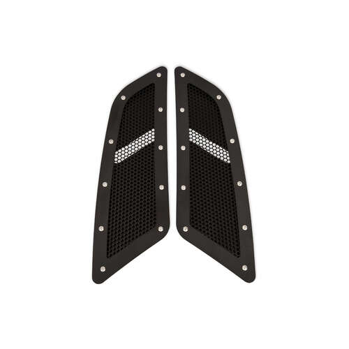 Drake Muscle Cars 15+ Black Hood Scoop Inserts