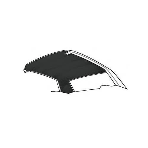 Scott Drake Classic Headliner, Interior, Replacement, Black, 65-70 For Ford Mustang, Coupe, Each