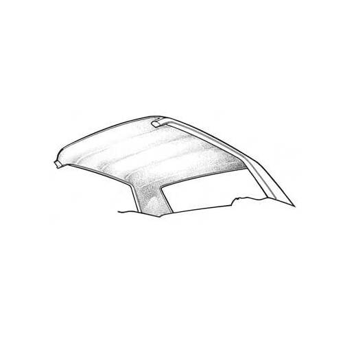Scott Drake Classic Headliner, Interior, Replacement, White, 63-65 For Ford Fairlane, Each