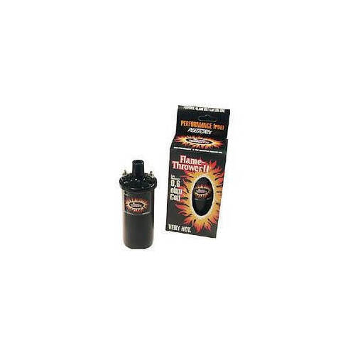 Scott Drake, Pertronix Flamethrower Ignition Coil, 45,000 Volts,  0.6 Ohm, Suits Ignitor 2 Electronic Ignition, Black, Each