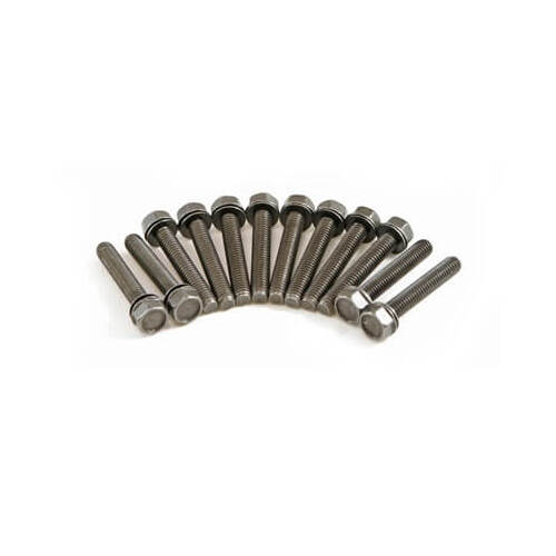 Scott Drake Classic Intake Manifold Bolt, Steel, Black, 1964-1967 For Ford Mustang, 260, 289, Each