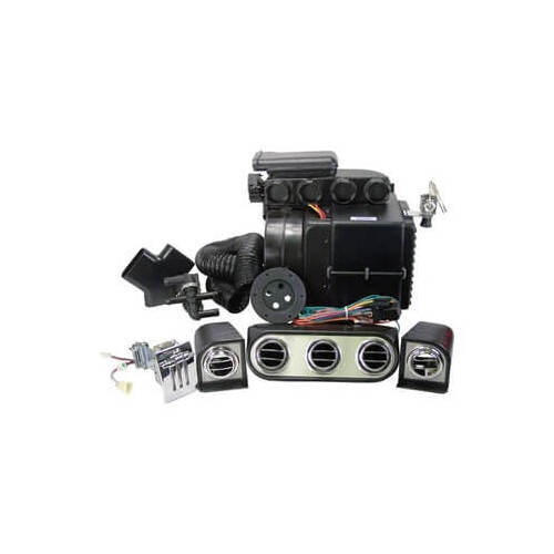 Scott Drake Classic Air Conditioning System Retrofit, 1964-1966 For Ford Mustang, Electronic Controls & Dash Bezels, Kit