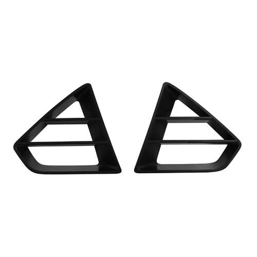 Drake Muscle Cars Grille Insert, Upper, Satin Black, 2018-2021 For Ford Mustang GT, Pair