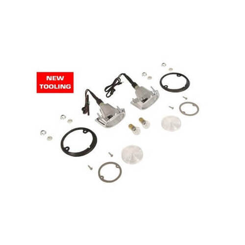 Scott Drake Classic Back Up Light Assembly, 1964-1966 For Ford Mustang, New Tooling, Each