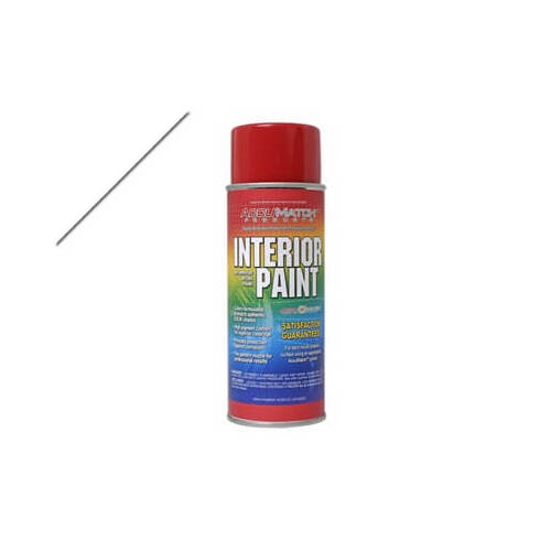 Scott Drake Classic Paint, AccuMatch Interior, Lacquer, White, Semi-gloss, 12 oz, Aerosol, For Ford, Each