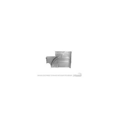 Scott Drake Classic Floor Pan Patch, Rear Partial, Driver Side, Steel, Natural, 24.50 in. Width, 17.00 in. Length, For Ford, Each