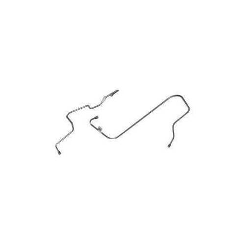 Scott Drake Classic Fuel Line, Pump to Carburettor Type, Steel, Natural, For Ford 66-67 w/ 200, Each