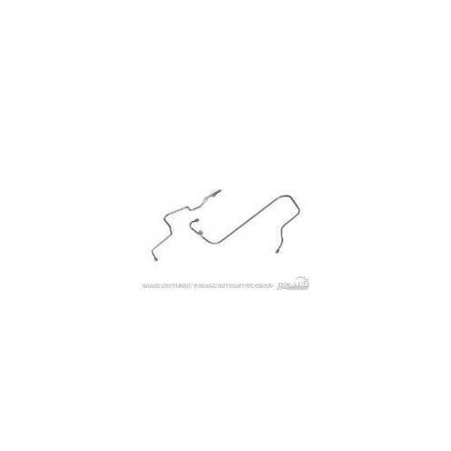Scott Drake Classic Fuel Line, Pump to Carburettor Type, Steel, Natural, For Ford 69-70 Boss 302, Each