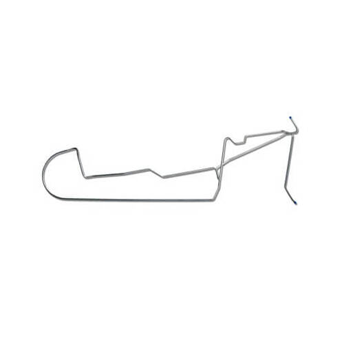 Scott Drake Classic Fuel Line, Pump to Tank Type, Steel, Natural, For Ford 65-6 3/8 in, Each