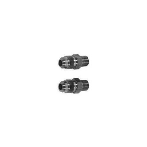 Scott Drake Classic Transmission Oil Cooler Fittings, Brass, Natural, For Ford, Pair