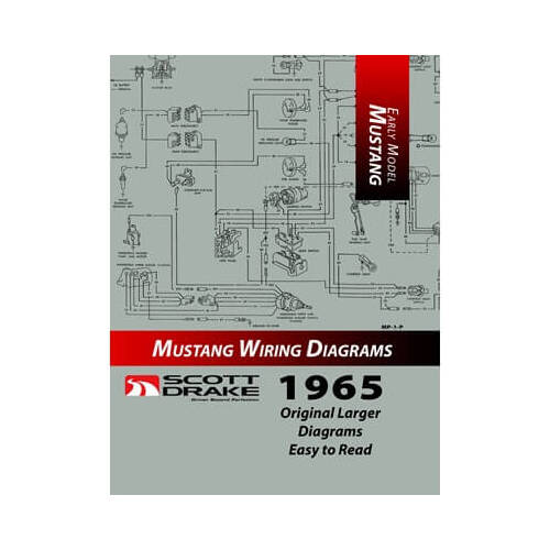 Scott Drake Classic Book Reference, 1965 Pro Wiring Diagram Manual (Large Format), Paperback, Each