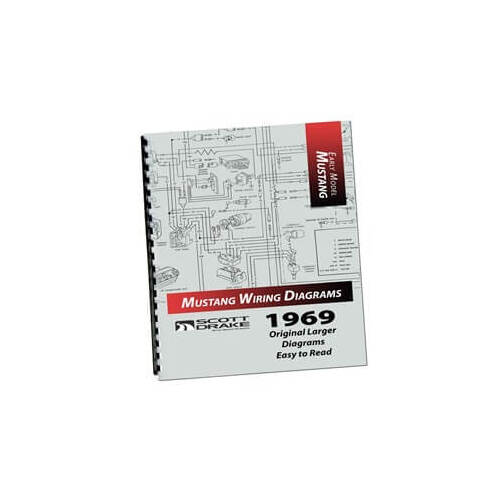 Scott Drake Classic Book Reference, 1969 Pro Wiring Diagram Manual (Large Format), Paperback, Each