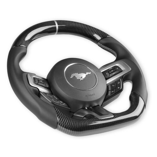 Drake Muscle Cars Steering Wheels, Carbon Fiber Heated