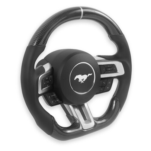 Drake Muscle Cars Steering Wheels, Carbon Fiber Heated