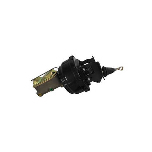 Scott Drake Classic Master Cylinder, Power Brake Conversion, Dual Bowl Design, Cast Iron, Natural, Reservoir, Booster, For Ford, Kit