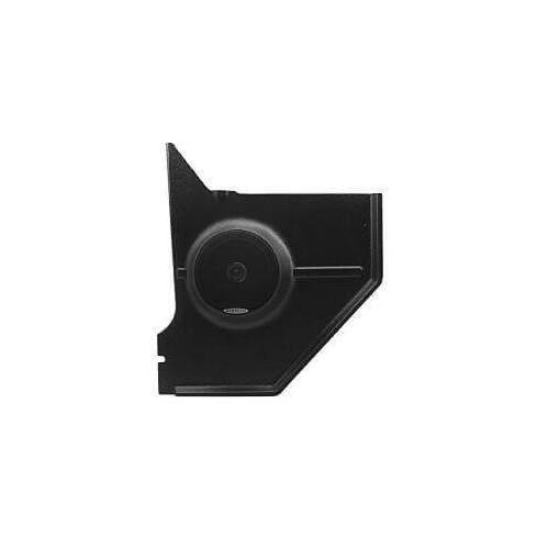 Scott Drake Classic Molded Kick Panels, with Speakers, Plastic, Black, For Ford, Pair