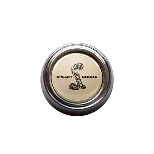 Scott Drake Classic Wheel Cap, Steel, 1967-68 Shelby 10 Spoke Wheel Hub Cap, Each