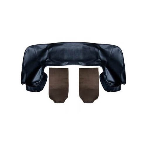Scott Drake Classic Convertible Top Boot, Black, 1968 Shelby Mustang Convertible Top Boot, Each