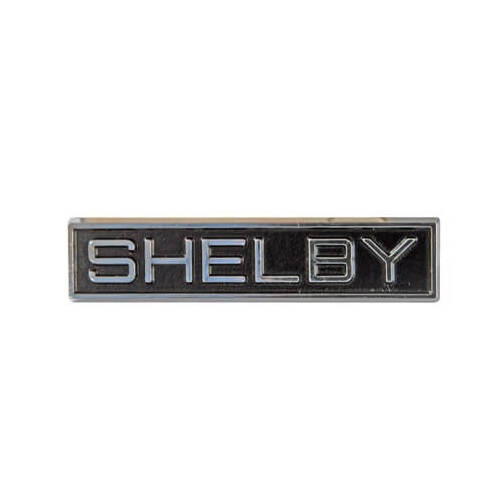 Scott Drake Classic Quarter Panel Emblem, 1969-70 Mustang Shelby Fastback Roof Emblem, Each