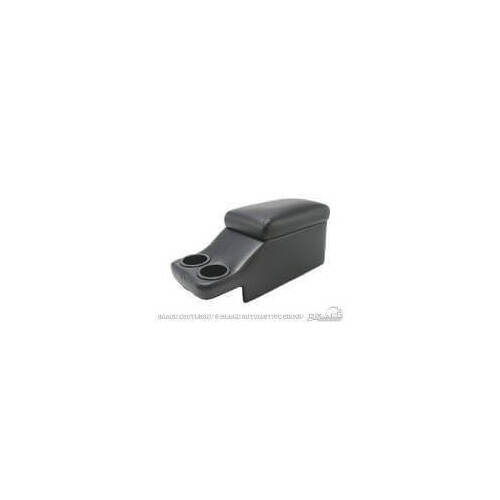 Scott Drake Classic Saddle Console, Vinyl, Black, 1964-1973 For Ford Mustang, Each