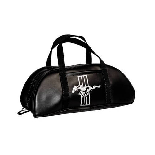 Scott Drake Classic Tote Bag, Duffle, For Ford Mustang Logo, Small, Black, Each