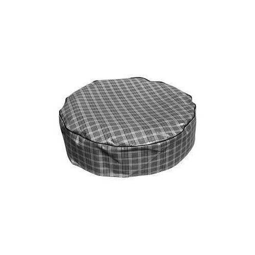 Scott Drake Classic Spare Tire Cover, 1964-1973 For Ford Mustang, Plaid 14 in., Heavy Duty, Each