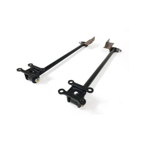 Scott Drake Classic Traction Bars, Under Ride, Steel, Black Powdercoated, For Ford, Pair