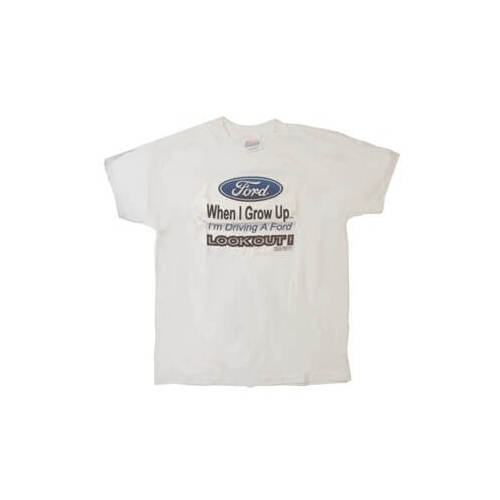 Scott Drake Classic T-Shirt, Cotton, Short Sleeve, Grow Up For Ford, Youth 10-12, Each