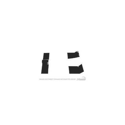 Scott Drake Classic Thermal Acoustic Insulation, Asphalt / Plastic, 1964-1973 For Ford Mustang, Each