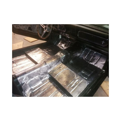 Scott Drake Classic Black Magic, Sound Deadeners Insulating Sheets, Adhesive, Black, Sold as a Set of 9