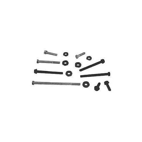 Scott Drake Classic Water Pump Bolts, External Hex, Steel, Black Oxide/Zinc Plated, For Ford, 260, 289, A/C, Kit