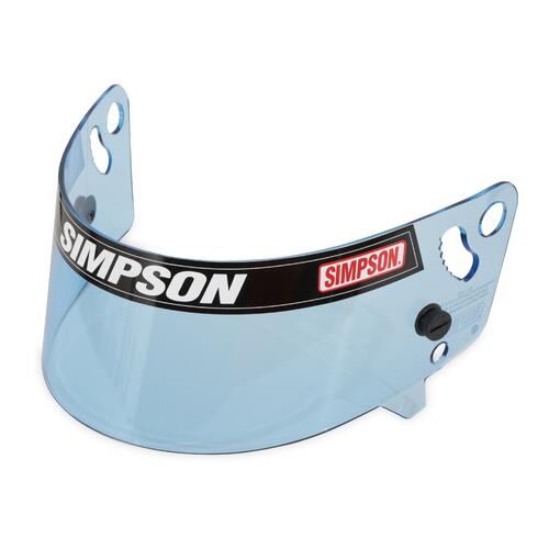 Simpson Racing Helmet Shield, Helmet Replacement Shields, Hi-Definition Blue, Speedway Shark