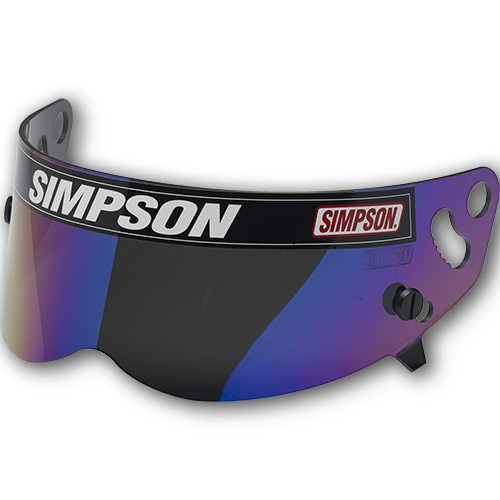 Simpson Replacement Helmet Shields 1023-17 Helmet Shield, Replacement, Iridium, Anti-fog Coating, Each