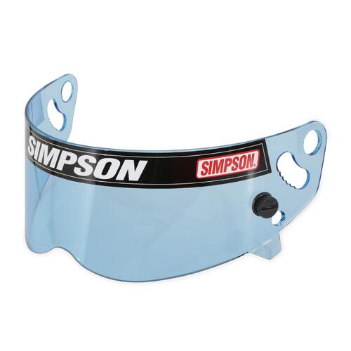 Simpson Racing Helmet Shield, Helmet Replacement Shields, Hi-Definition Blue, X Bandit, Diamondback,