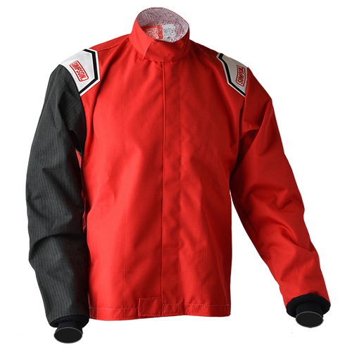 Simpson Racing Apex Kart Racing Jacket, Red/Black - Large