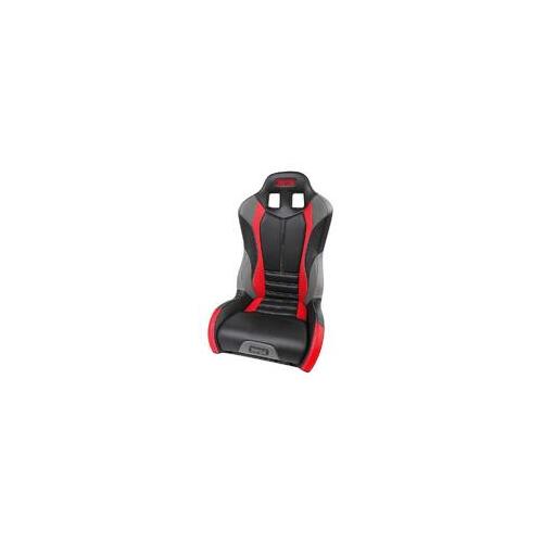Simpson Racing Powersports Seats 107-306 Powersports Seats, Pro Sport Short Cushion Black and Red Suspension Seat
