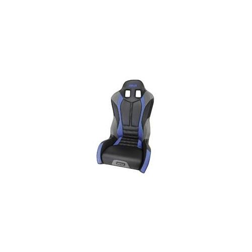 Simpson Racing Powersports Seats 107-317 Powersports Seats, Pro Sport Short Cushion Black and Light Blue Suspension Seat