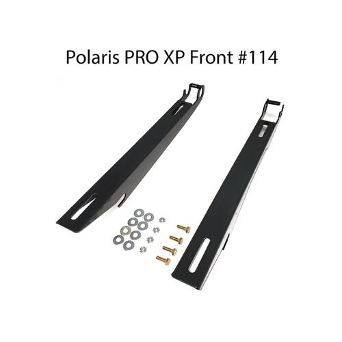 Simpson Racing Seat Mounting Bracket, Simpson UTV Seat Mounts, Fits Polaris Pro Xp (Front), Black, E