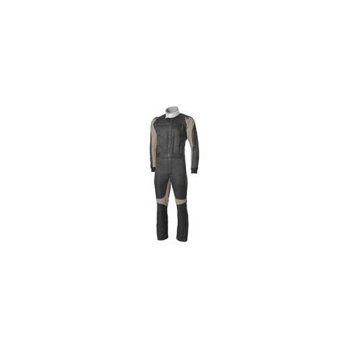 Simpson Racing Six 0 Racing Suit Small Black/Grey
