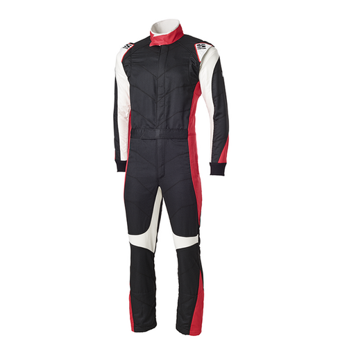 Simpson Racing Six 0 Racing Suit Small Black/Red