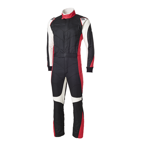 Simpson Racing Six 0 Racing Suit Large Black/Red