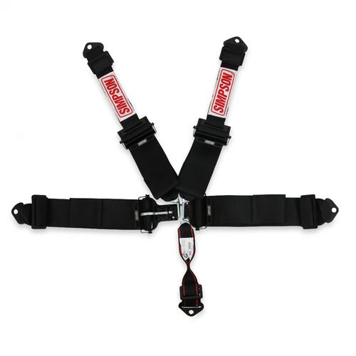 Simpson Racing Simpson Latch & Link Harness 3" Double Pull Down 3-2 Shoulder SFI 16.1, 5-Point, Bolt
