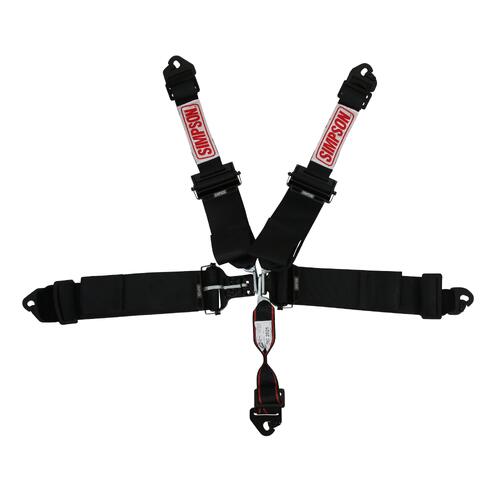 Simpson Racing Simpson Latch & Link Harness 3" Double Pull Down 3-2 Shoulder SFI 16.1, 5-Point, Clip