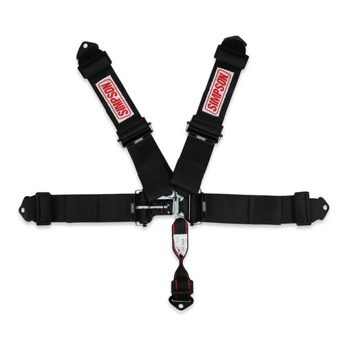 Simpson Racing Simpson Latch & Link Harness 3" Double Pull Down SFI 16.1, 5-Point, Bolt in