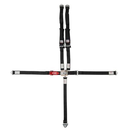 Simpson Latch & Link Off-Road Restraint Systems 1B11PIKX Latch & Link Harnesses, 2" x 2" BLACK with Pads