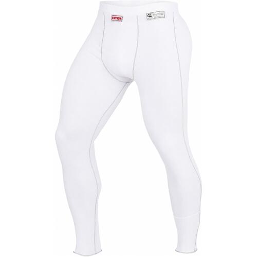 Simpson Racing Underwear, Cmpr Fit Bottom Medium White